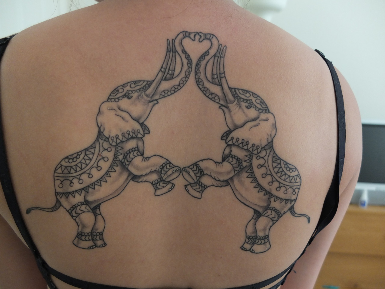 Elephants in Love Tattoo, 21, Elephants Temporary Tattoo set of 3 Pairs,  Waterproof - Etsy